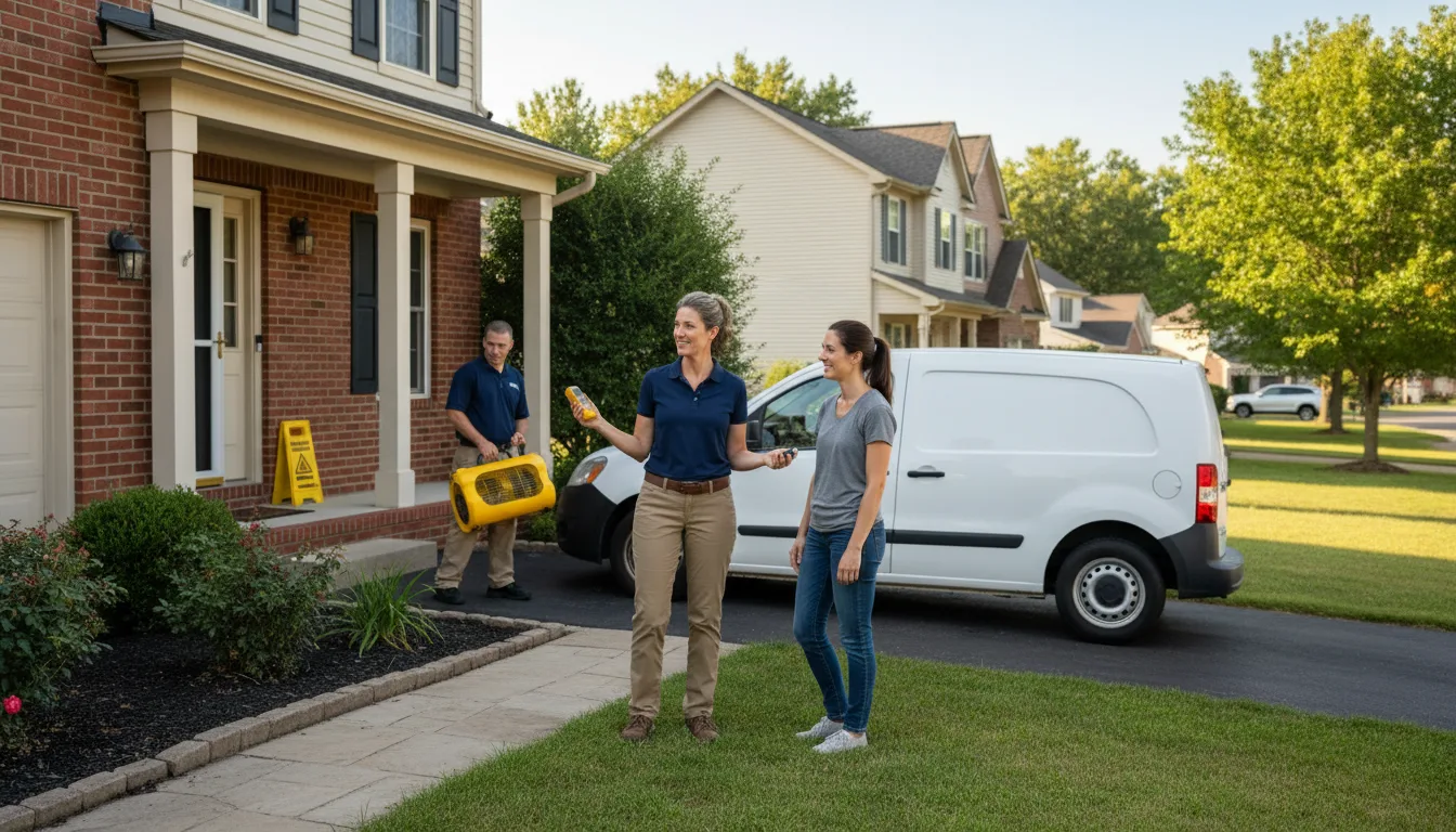 Water restoration image for Dehumidification And Cleanup Services in Stroud, OK